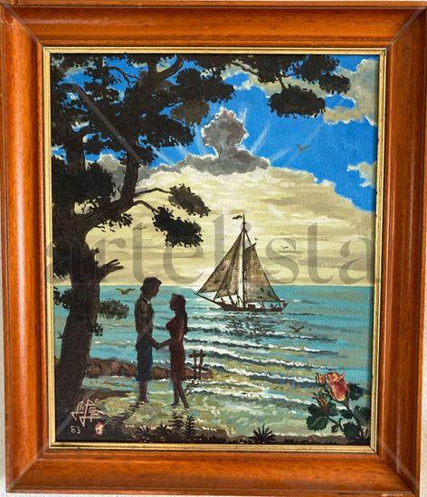 Velero Oil Canvas Landscaping