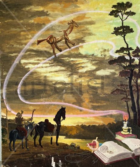 sancho panza Oil Canvas Others