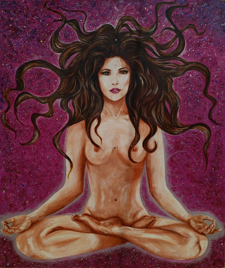 Shakti Acrylic Panel Nude Paintings