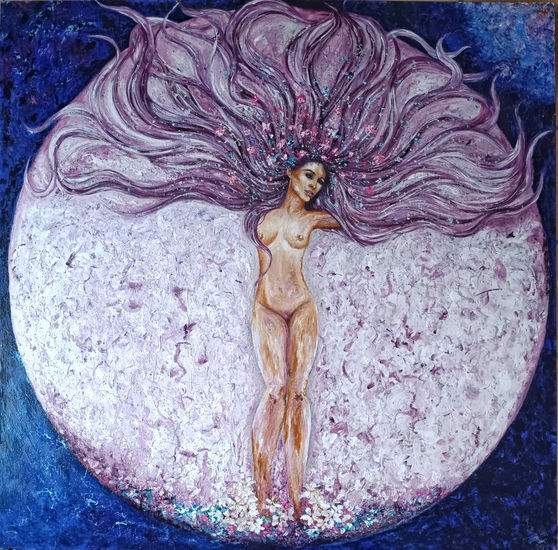 Mandala Esplendor Acrylic Panel Nude Paintings