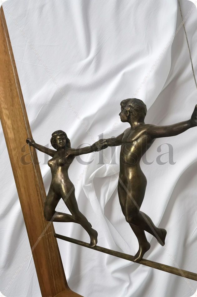 Escultura en BRONCE MASISO de artista reconocido. Original con certificación
