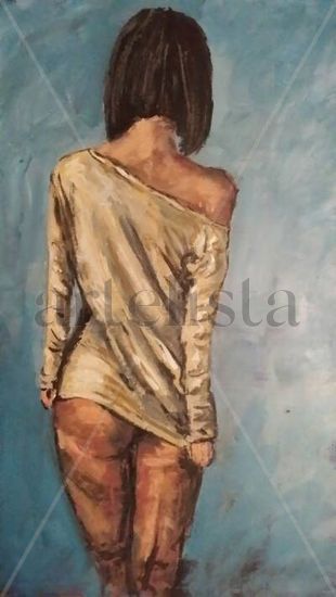 Soledad Acrylic Paper Nude Paintings