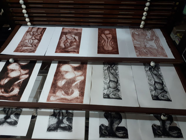 HENRY ALVAREZ Etching Process