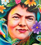 BERTA CÁCERES FLORES, AMBIENTALISTA MÁRTIR, HONDURAS. PINTURA