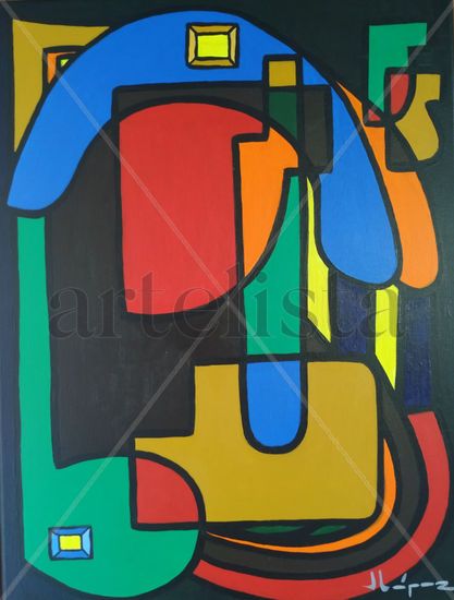 Casitas Acrylic Canvas Figure Painting