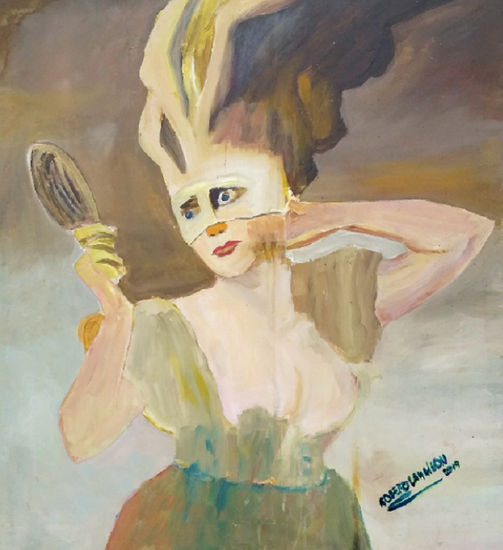 Miss Victoria Acrylic Others Figure Painting
