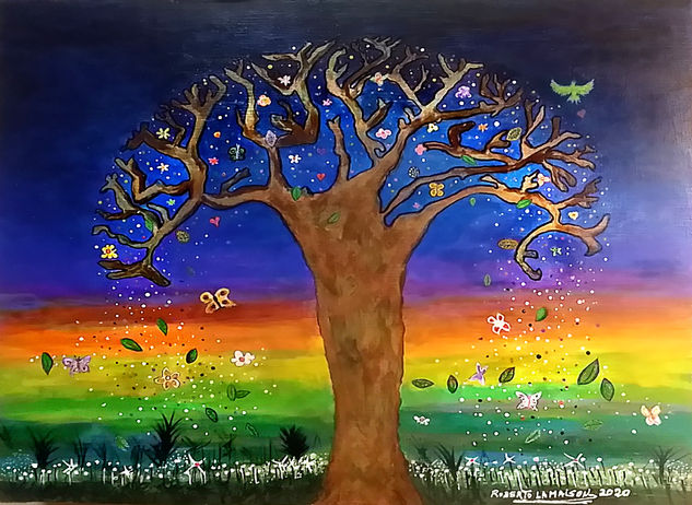 Arbol de la vida Acrylic Panel Landscaping