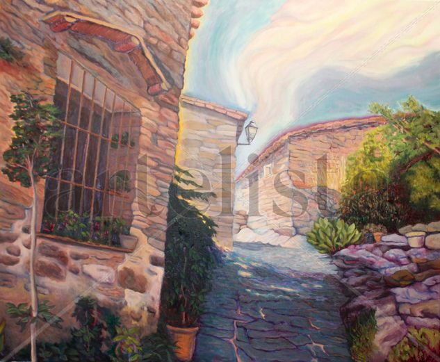 Patones Oil Canvas Landscaping