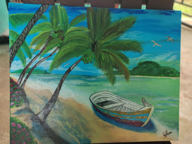 Playa Acrylic Canvas Landscaping