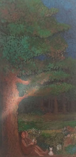 Cesar Alarcon  ( paisaje ) Acrílico Lienzo Paisaje