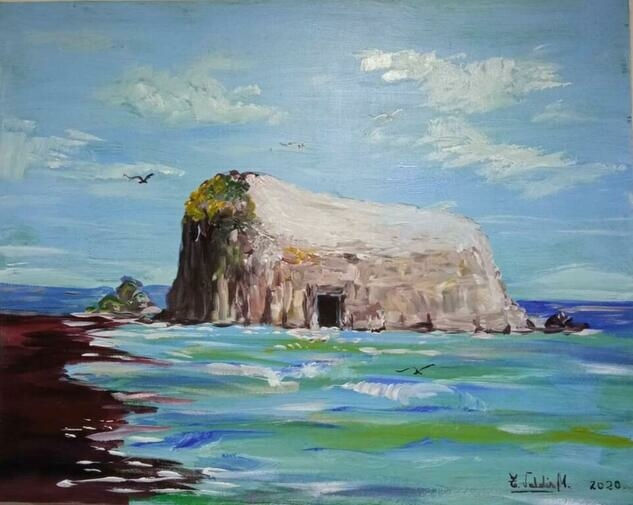 Tere Valdez ( piedra de la iglesia) Acrylic Canvas Marine Painting