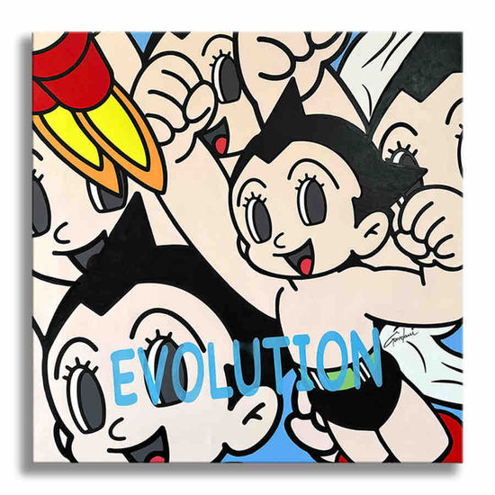 Astro Boy Evolution Acrílico Lienzo Otros