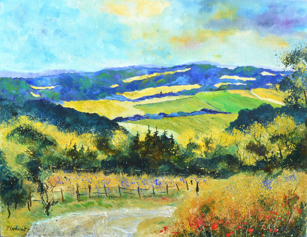 Summer walk Oil Canvas Landscaping