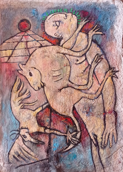 APUNTE PARA EL VIAJE SOLITARIO Óleo Lienzo Paisaje