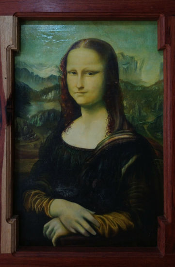 Mona lisa Óleo Tela Retrato