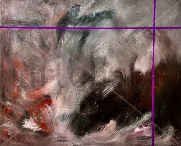 Lineas violetas Oil Canvas Others