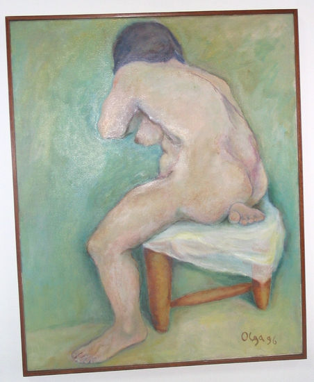 Sin título Oil Canvas Nude Paintings
