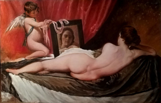 Veáazquez La Venus Oil Panel Nude Paintings