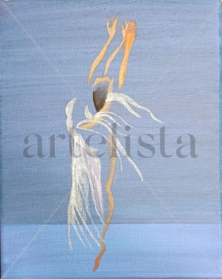 Delicada Acrylic Canvas Figure Painting