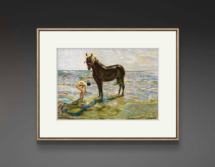 El baño del caballo