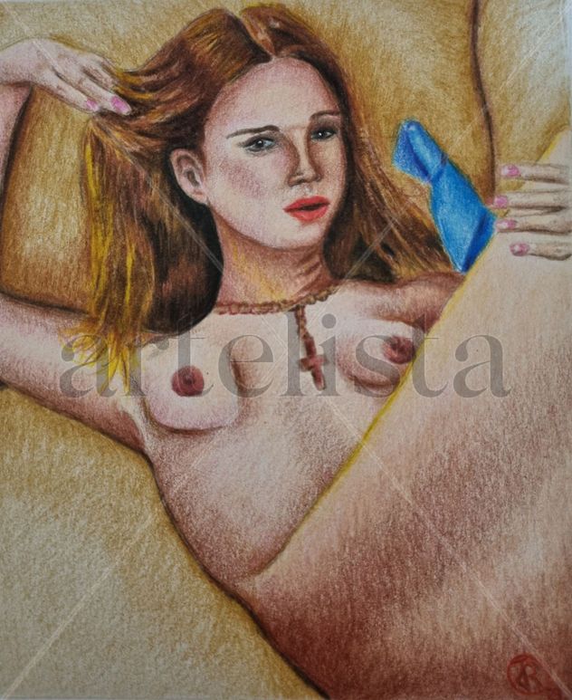 La chica de la cinta azul