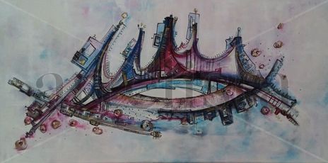 Puente colgante...