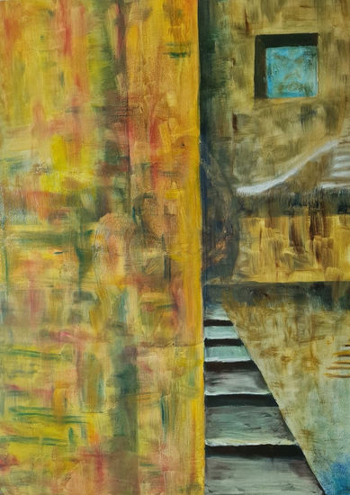 Escaleras Oil Canvas Others