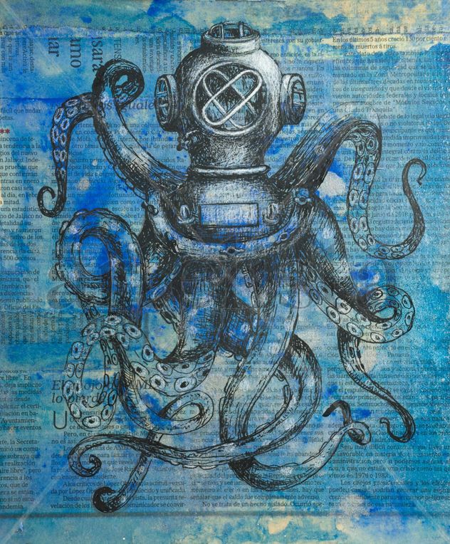 Pulpo Azul
