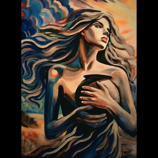 Luz Oil Canvas Figure Painting