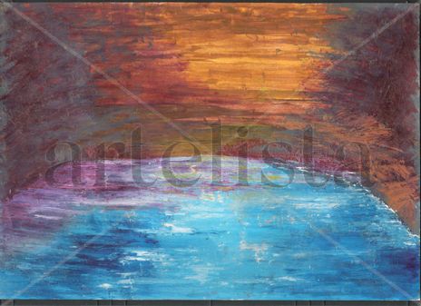 "Golden sunset"