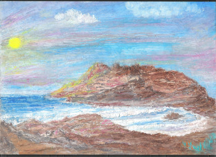 "The beach"