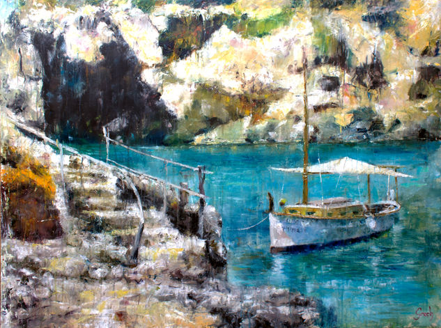 Cala Deia 2024 Oil Canvas Marine Painting