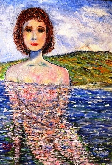 Alfonsina et la mer Oil Canvas Nude Paintings