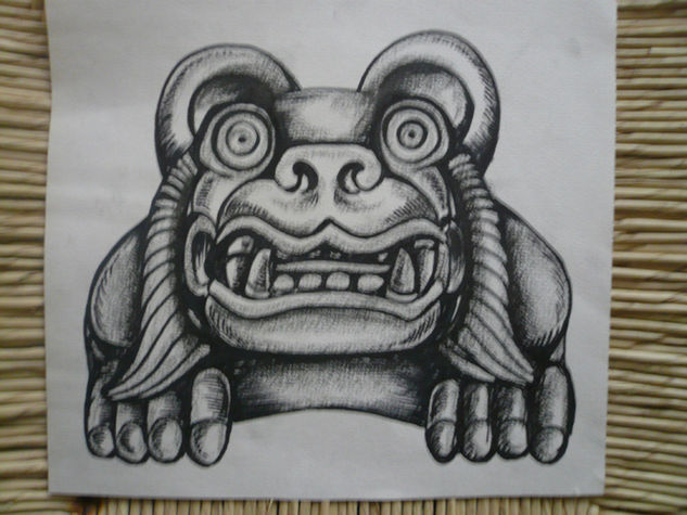 Jaguar Azteca... Making Pen