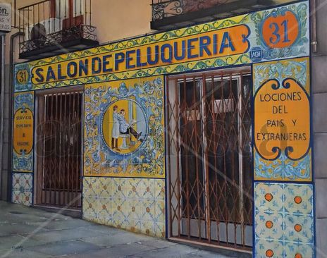 Salón de peluquería...
