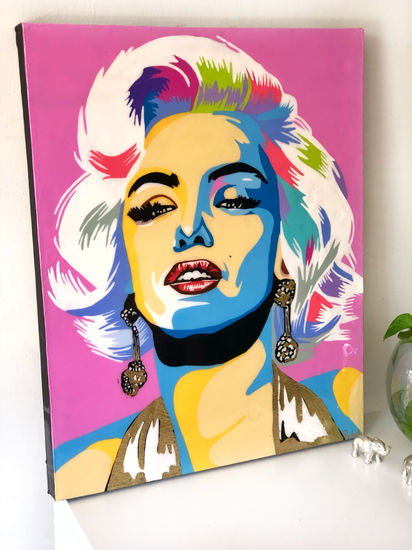 Marilyn monroe Acrílico Lienzo Retrato