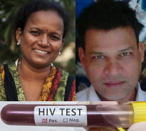 Hiv aids patient in...