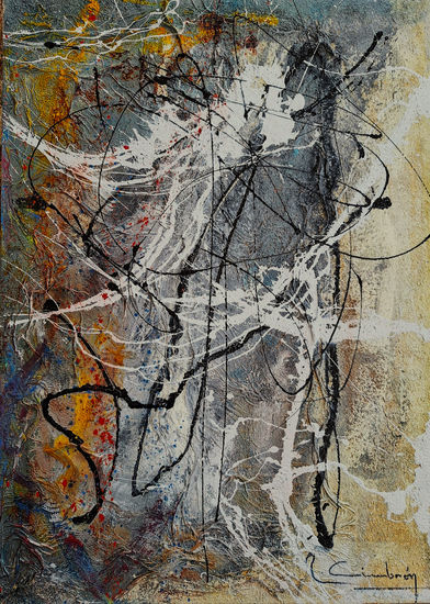 " Composición estelar I " (2021): Mixed media Canvas Others