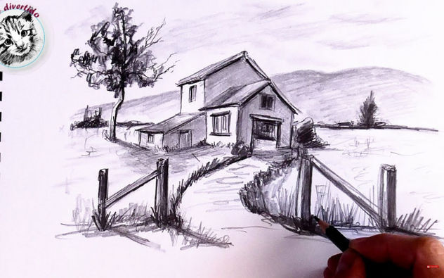 Casa serca de un bosque