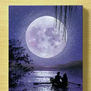enamorados bajo la luz de la Luna
