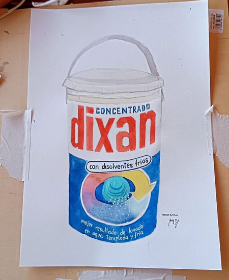 Tambor de Dixan Watercolour Paper Still Life Paintings