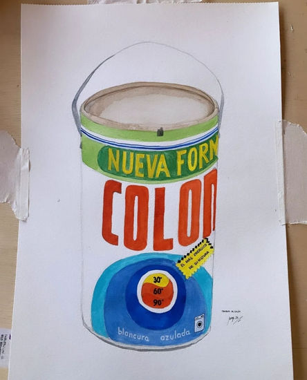 Tambor de Colon Watercolour Paper Still Life Paintings