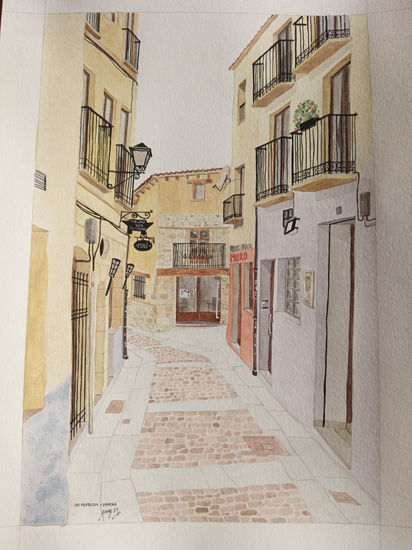 Calle de los Herreros Watercolour Paper Others