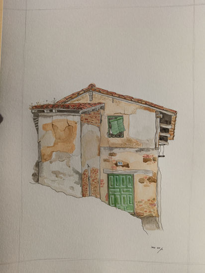 Casa abandonada Watercolour Paper Others