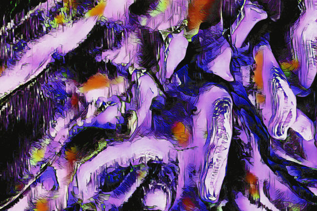 Violeta abstracto Conceptual/Abstract Color (Digital)