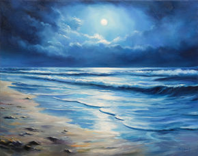 Moonlit Beach