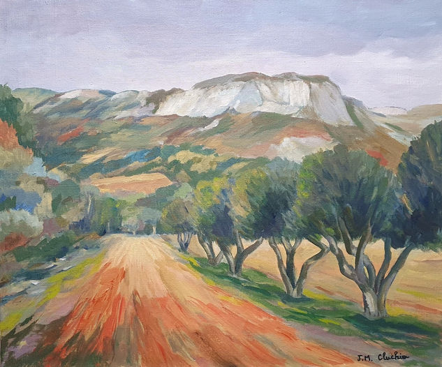 Paisaje en Languedoc Acrylic Canvas Landscaping