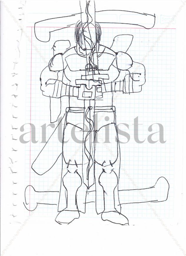 Personaje templario estilo americano