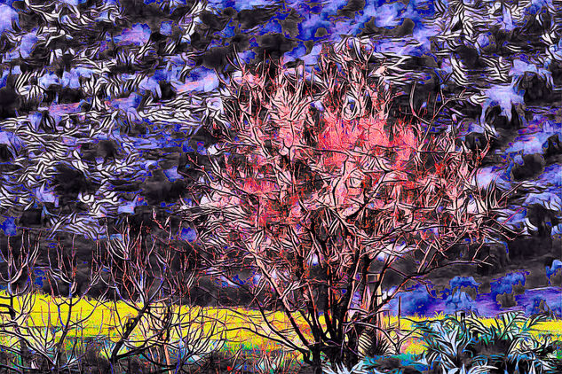 Arbol 2 Conceptual/Abstracto Color (Digital)