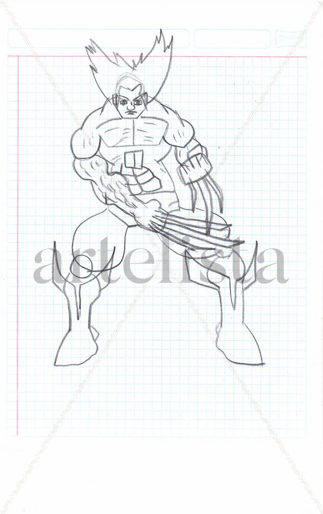 Wolverine Logan estilo americano